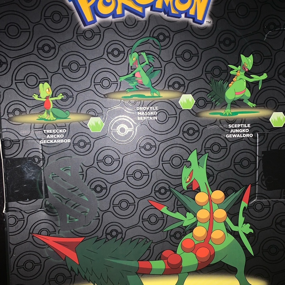 Grookey Plush and Mega Sceptile Figure Set - Picture 6 of 6